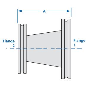 ISO-K法兰漏斗型变径