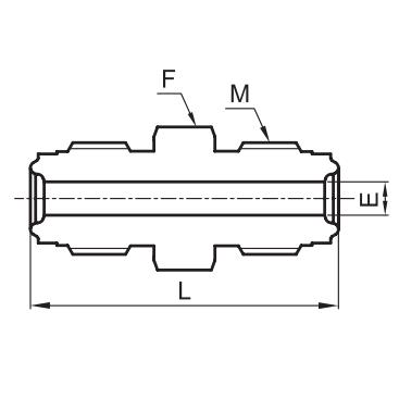 VCR Gland 一体式直通接头